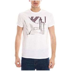 Armani Jeans, Heren, Tops, Wit, Maat: 2XL