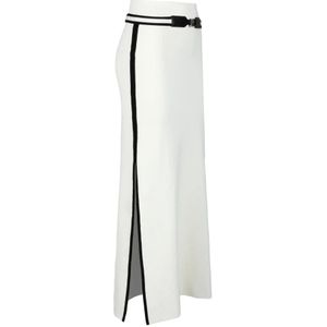 Max Mara, Dames, Rokken, Wit, Maat: S Katoen,