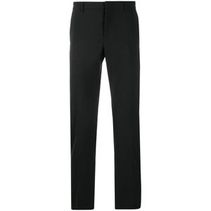 Valentino, Heren, Broeken, Zwart, Maat: L Wol,