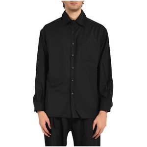 A Paper Kid, Heren, Overhemden, Zwart, Maat: M