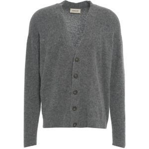 Atomofactory, Heren, Truien, Grijs, Maat: L Wol,