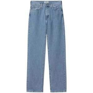 Carhartt Wip, Dames, Jeans, Blauw, Maat: W25 Katoen,