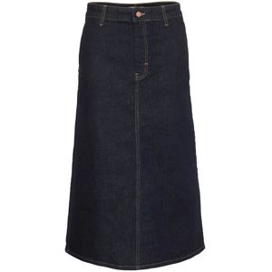 Part Two - Frigge - A-lijn Rok - Donkerblauw - 3/4 Lengte