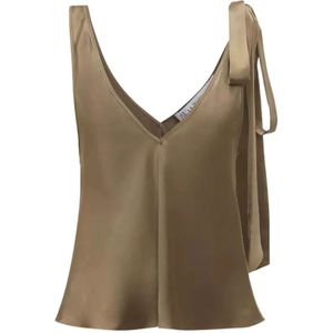 JW Anderson, Dames, Tops, Groen, Maat: 2XS Zijde,