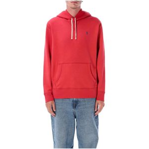 Polo Ralph Lauren, Heren, Sweatshirts & Hoodies, Rood, Maat: L Katoen,