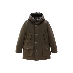 Woolrich Arctisch Avontuur Anorak , Green , Heren , Maat: XL