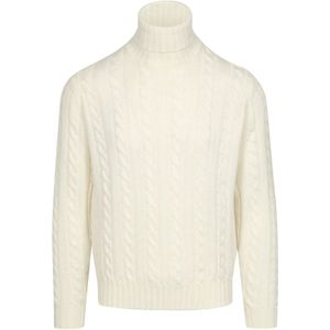 Filippo De Laurentiis, Heren, Truien, Beige, Maat: 2XL Wol,