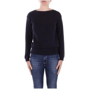 Max Mara, Dames, Truien, Blauw, Maat: XS Katoen,