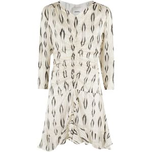 Isabel Marant, Dames, Jurken, Beige, Maat: XS Zijde,