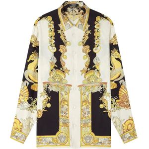 Versace, Heren, Overhemden, Veelkleurig, Maat: XL