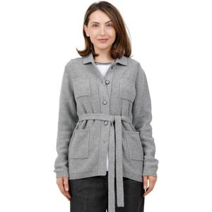 Gran Sasso, Dames, Truien, Grijs, Maat: 2XL Wol,