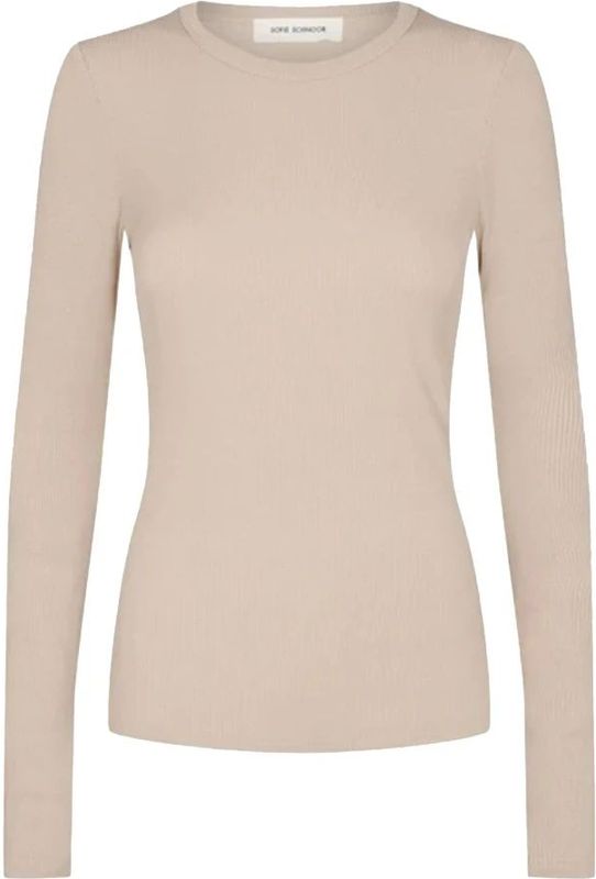 Sofie Schnoor - Snos 243 - Blouse - Beige - Lange Mouwen
