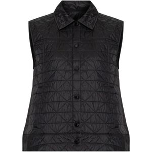 Moncler, Dames, Jassen, Zwart, Maat: XS Leer,