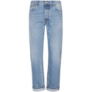 Tela Genova, Heren, Jeans, Blauw, Maat: W34 Denim,
