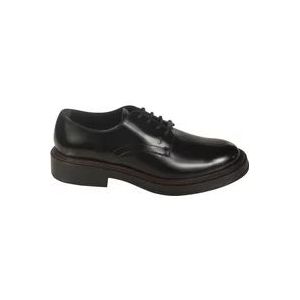 Tod's Platte schoenen collectie , Black , Heren , Maat: 42 1/2 EU