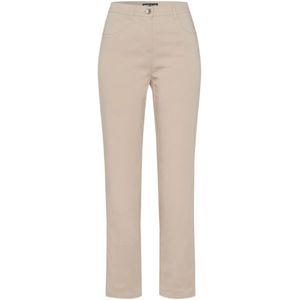 Frank Walder, Dames, Broeken, Beige, Maat: 4XL Leer,