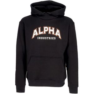Alpha Industries, Heren, Sweatshirts & Hoodies, Zwart, Maat: XL Katoen,