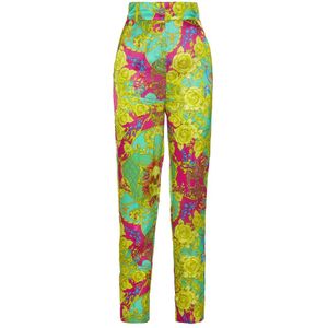Philipp Plein, Dames, Broeken, Veelkleurig, Maat: S Zijde,