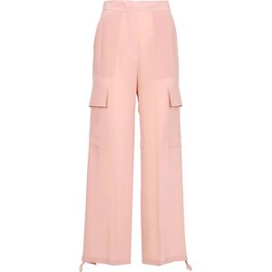 Erika Cavallini, Dames, Broeken, Roze, Maat: XS Zijde,