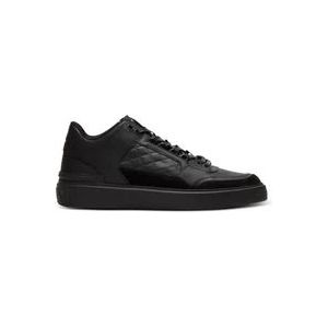 Balmain B-Court mid-top leren sneakers , Black , Heren , Maat: 45 EU