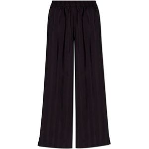 Golden Goose, Dames, Broeken, Zwart, Maat: S Katoen,