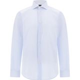 Boggi Milano, Heren, Overhemden, Blauw, Maat: S Katoen,