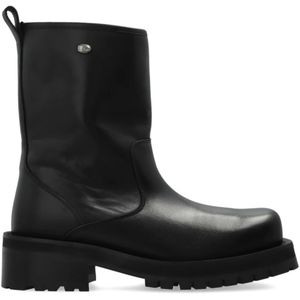 Diesel, Heren, Schoenen, Zwart, Maat: 39 EU Leer,