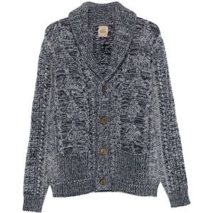 Rakkì, Heren, Truien, Grijs, Maat: L Leer,