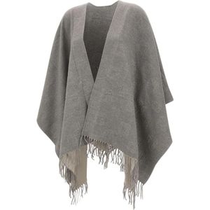 Elena Mirò, Dames, Jassen, Grijs, Maat: ONE Size Viscose,