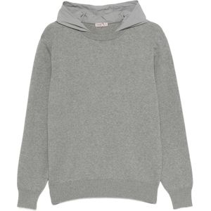 Herno, Heren, Sweatshirts & Hoodies, Grijs, Maat: M Katoen,