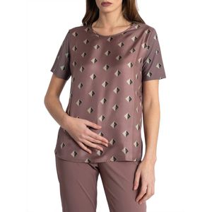 Max Mara, Dames, Blouses & Shirts, Paars, Maat: XS Zijde,