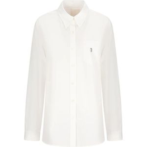 Givenchy, Dames, Blouses & Shirts, Wit, Maat: 2XS