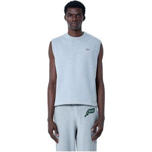 Noah, Heren, Tops, Grijs, Maat: S Katoen,