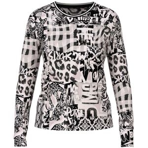 Marc Cain, Dames, Tops, Veelkleurig, Maat: XS Katoen,