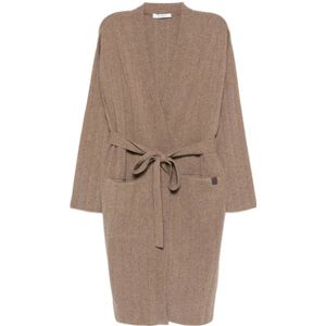 Max Mara, Dames, Mantels, Bruin, Maat: S