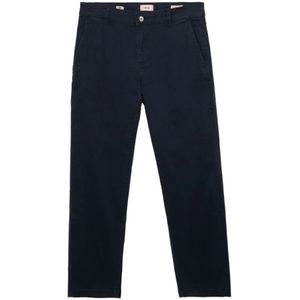 Oltre, Dames, Broeken, Blauw, Maat: S Katoen,