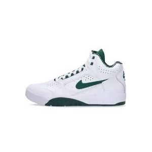 Nike Wit/Groen Mid Sneakers , Green , Heren , Maat: 46 EU