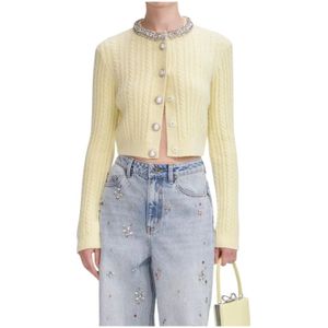 Self Portrait, Dames, Truien, Geel, Maat: M Wol,