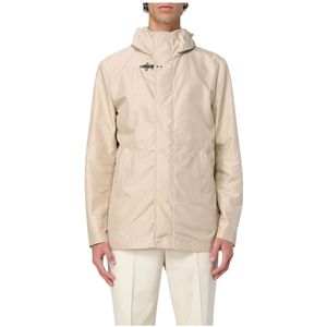 Fay, Heren, Jassen, Beige, Maat: L