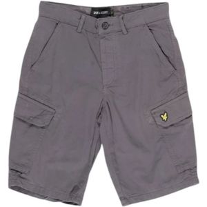 Lyle & Scott, Heren, Korte broeken, Grijs, Maat: W36 Katoen,