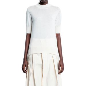 Jil Sander, Dames, Truien, Wit, Maat: XS Zijde,