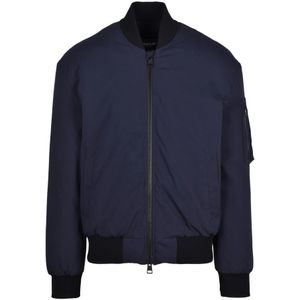 Dondup, Heren, Jassen, Blauw, Maat: S Poliester,