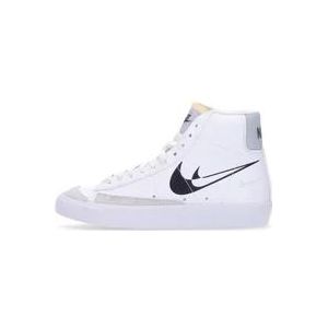 Nike Wit/Zwart Mid 77 Sneaker , White , Dames , Maat: 36 EU