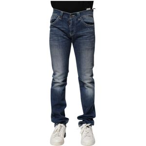 Dondup, Heren, Jeans, Blauw, Maat: W30 Denim,