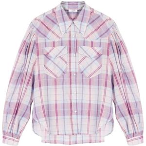 Isabel Marant Étoile, Dames, Blouses & Shirts, Roze, Maat: S Katoen,