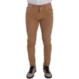 Dolce & Gabbana, Heren, Jeans, Bruin, Maat: M Corduroy,