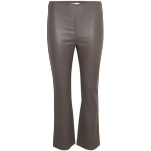 InWear, Dames, Broeken, Grijs, Maat: 2XL Leer,