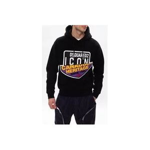 Dsquared2 Canadese Icon Hoodie , Black , Heren , Maat: S