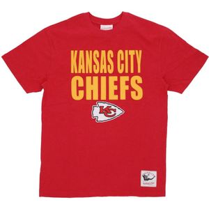 Mitchell & Ness, Heren, Tops, Rood, Maat: L Katoen,