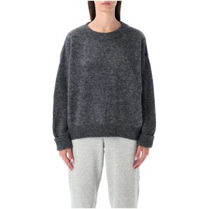 American Vintage, Dames, Truien, Grijs, Maat: M/L Wol,